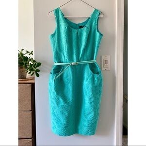 🌻 Chic Turquoise Sleeveless Dress